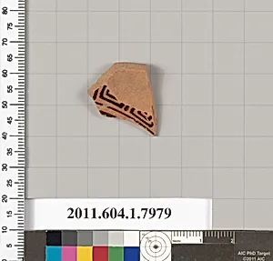 Terracotta fragment of a kylix (drinking cup) by Unknown Artist