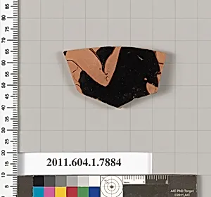 Terracotta fragment of a kylix (drinking cup)