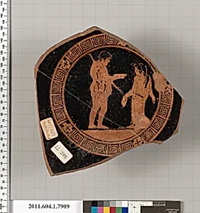 Terracotta fragment of a kylix (drinking cup) by Painter of Heidelberg 209