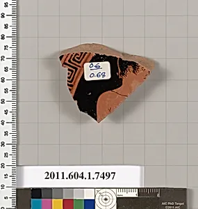 Terracotta fragment of a kylix (drinking cup)