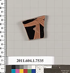 Terracotta fragment of a kylix (drinking cup)
