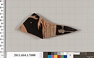 Terracotta fragment of a kylix (drinking cup)