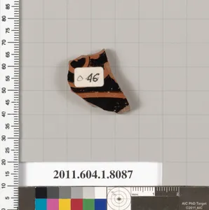 Terracotta fragment of a kylix (drinking cup) by Unknown Artist