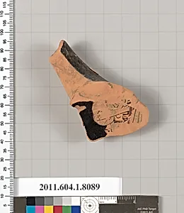 Terracotta fragment of a kylix (drinking cup) by Unknown Artist