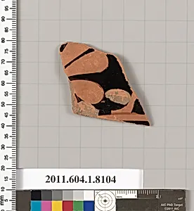 Terracotta fragment of a kylix (drinking cup) by Unknown Artist