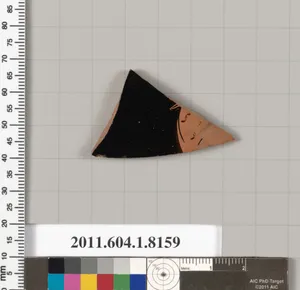 Terracotta fragment of a kylix (drinking cup) by Unknown Artist
