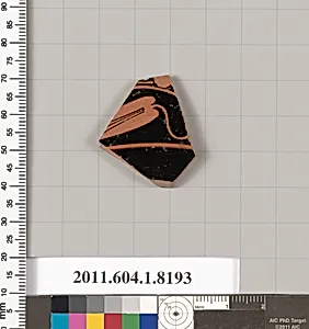Terracotta fragment of a kylix (drinking cup) by Unknown Artist