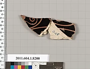 Terracotta fragment of a kylix (drinking cup) by Unknown Artist