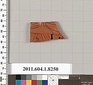 Terracotta fragment of a kylix (drinking cup)
