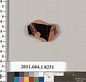 Terracotta fragment of a kylix (drinking cup) by Unknown Artist
