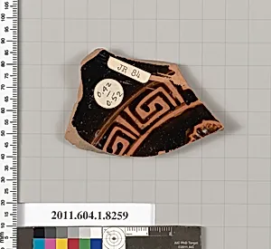 Terracotta fragment of a kylix (drinking cup) by Unknown Artist