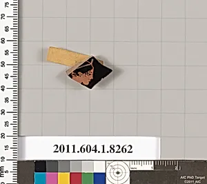Terracotta fragment of a kylix (drinking cup)