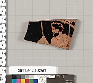 Terracotta fragment of a kylix (drinking cup) by Unknown Artist