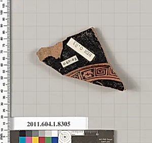 Terracotta fragment of a kylix (drinking cup) by Unknown Artist