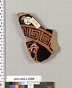 Terracotta fragment of a kylix (drinking cup) by Unknown Artist