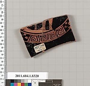Terracotta fragment of a kylix (drinking cup) by Unknown Artist
