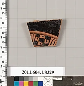 Terracotta fragment of a kylix (drinking cup) by Unknown Artist