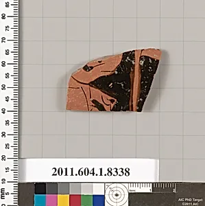Terracotta fragment of a kylix (drinking cup) by Unknown Artist