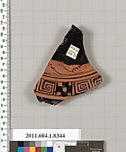 Terracotta fragment of a kylix (drinking cup) by Unknown Artist