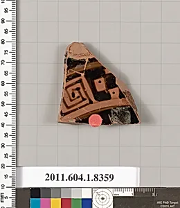 Terracotta fragment of a kylix (drinking cup) by Unknown Artist