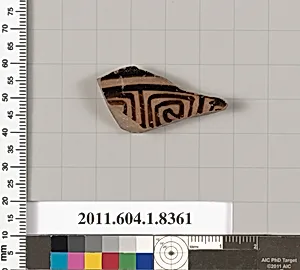 Terracotta fragment of a kylix (drinking cup) by Unknown Artist