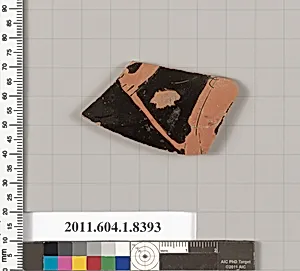 Terracotta fragment of a kylix (drinking cup) by Unknown Artist