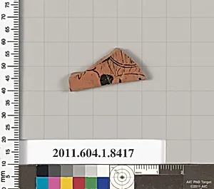Terracotta fragment of a kylix (drinking cup) by Unknown Artist