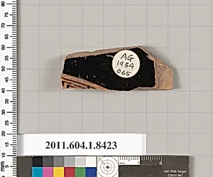 Terracotta fragment of a kylix (drinking cup) by Unknown Artist
