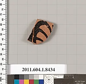 Terracotta fragment of a kylix (drinking cup)