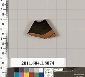 Terracotta fragment of a kylix (drinking cup)