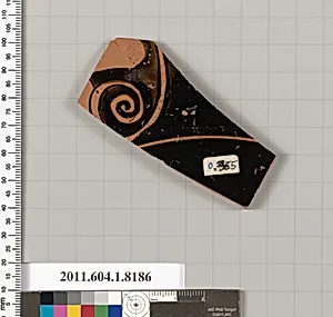 Terracotta fragment of a kylix (drinking cup) by Unknown Artist