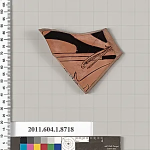 Terracotta fragment of a kylix (drinking cup) by Unknown Artist
