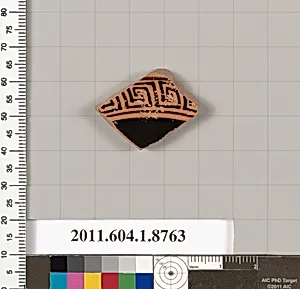 Terracotta fragment of a kylix (drinking cup) by Unknown Artist