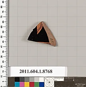 Terracotta fragment of a kylix (drinking cup) by Unknown Artist