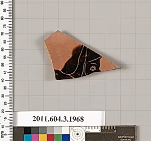 Terracotta fragment of a kylix (drinking cup) by Unknown Artist