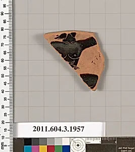 Terracotta fragment of a kylix (drinking cup) by Unknown Artist