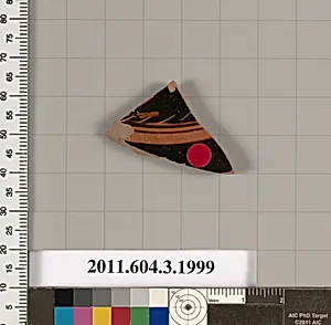 Terracotta fragment of a kylix (drinking cup) by Unknown Artist