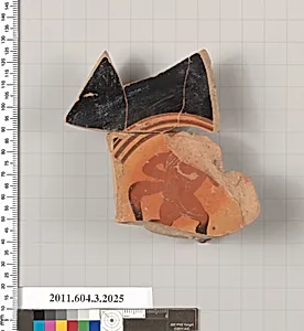 Terracotta fragment of a kylix (drinking cup) by Unknown Artist