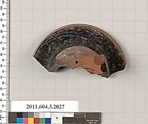 Terracotta fragment of a kylix (drinking cup) by Unknown Artist