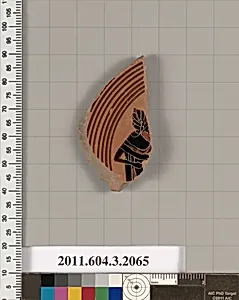Terracotta fragment of a kylix (drinking cup) by Unknown Artist