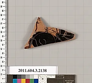 Terracotta fragment of a kylix (drinking cup) by Unknown Artist