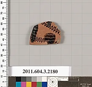 Terracotta fragment of a kylix (drinking cup) by Unknown Artist