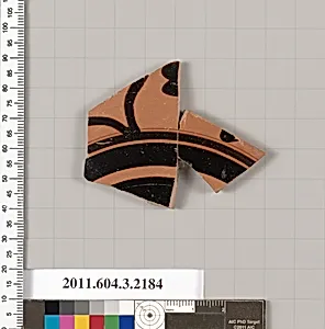 Terracotta fragment of a kylix (drinking cup) by Unknown Artist