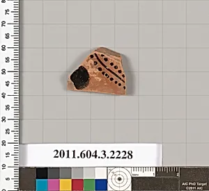 Terracotta fragment of a kylix (drinking cup) by Unknown Artist