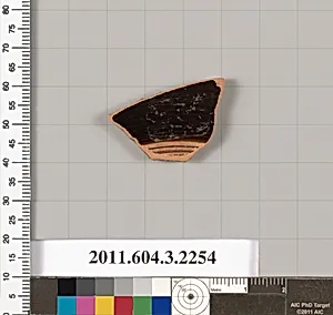 Terracotta fragment of a kylix (drinking cup) by Unknown Artist