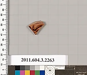 Terracotta fragment of a kylix (drinking cup) by Unknown Artist