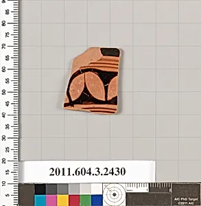 Terracotta fragment of a kylix (drinking cup) by Unknown Artist