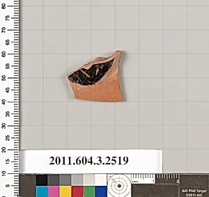 Terracotta fragment of a kylix (drinking cup) by Unknown Artist