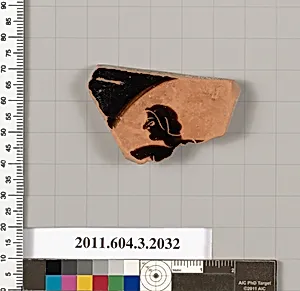 Terracotta fragment of a kylix (drinking cup) by Unknown Artist