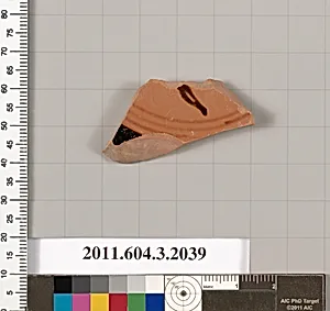 Terracotta fragment of a kylix (drinking cup) by Unknown Artist